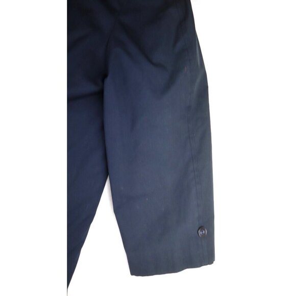 CLIPPER MIST - VINTAGE MEN'S NAVY BLUE TRENCH COAT JACKET W/ REMOVABLE LINER 42R - Picture 6 of 13
